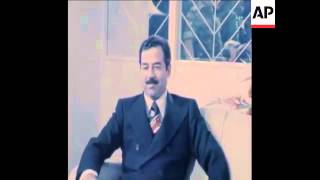 نادر جدا رئيس يوغسلافيا تيتو يستقبل صدام حسين