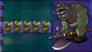 Plants vs  Zombies DLC Mod: Gatling Peas VS Gladiantuar