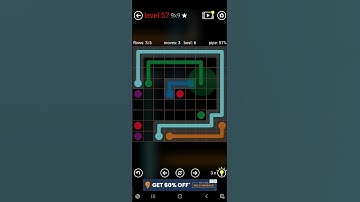 Flow Free 9x9 Level 57 #flowfree #level57 #8x8 #6x6 #7x7 #8x8 #mania #9x9 #10x10