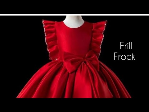 One Piece Umbrella Cut Baby Frock Cutting and Stitching Step by Step -  YouTube