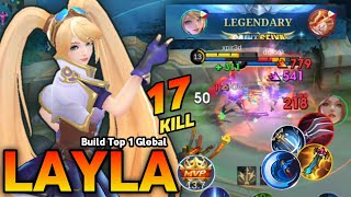 Attack speed & critical + lifesteal Layla late game monster | Build Top 1 Global Layla