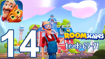 Roomscapes Gameplay Walkthrough Part 14 - Study: Levels 69-71 (iOS, Android)