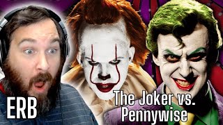 CLOWNING AROUND!! The Joker vs Pennywise. Epic Rap Battles of History [Reaction]