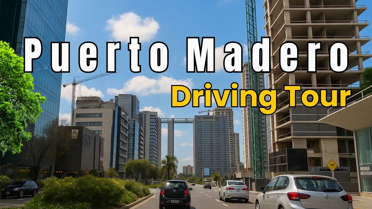 🚘 PASEO por las calles de PUERTO MADERO | DRIVING TOUR BUENOS AIRES 🇦🇷