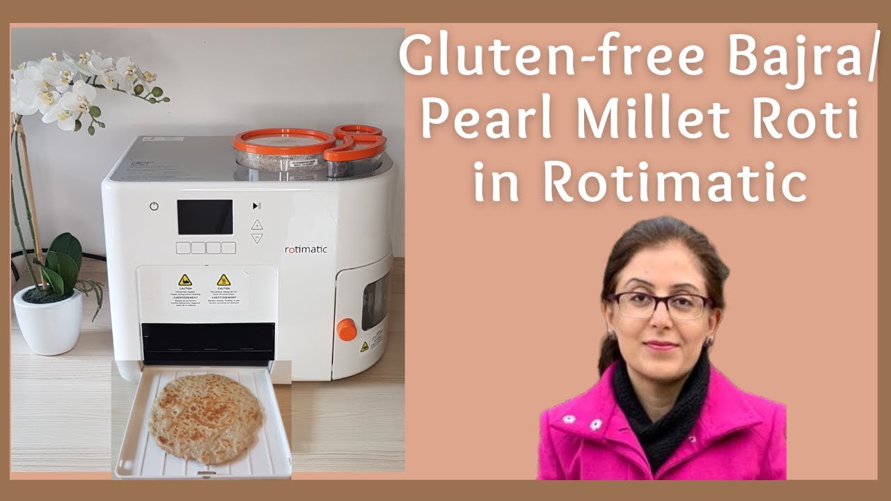Millot Roti GLUTEN_FREE BAJRA ROTI/ Pearl Millet Roti in Rotimatic with 2 healthy ...