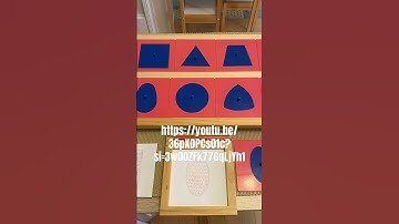 Montessori Metal Inset Introduction #montessori