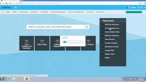 User configuration of workflows in Priority ERP