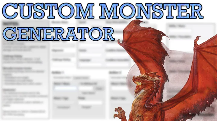 Unleash Your Imagination with the Ultimate D&D Monster Creator!