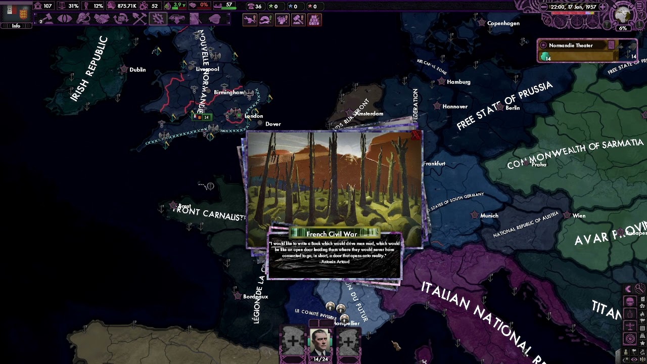 [Hoi 4 - Judgment day] French civil war super event