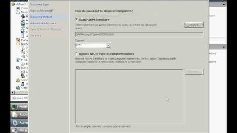 SCOM 2007 R2 Discover and Install Agent