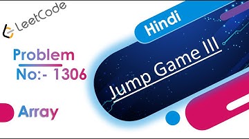 Jump Game III  | LeetCode 1306 | Java | Hindi | #leetcodejava
