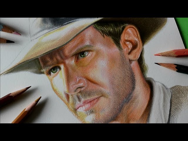 Indiana Jones  Indiana jones Realistic drawings Indiana