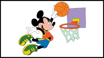 How To Draw Mickey Mouse  Drawing | Photoshop Time-Lapse | Digital Drawing | Digital Art