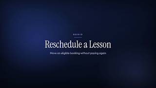 How to Reschedule a Lesson as a Student | Sessio Guide