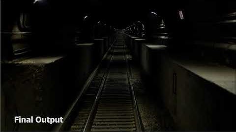 VFX Breakdown: 3D Image Projection of Railway Tunnel | Autodesk Maya & After Effects Compositing