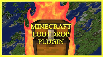 MINECRAFT LOOTDROP PLUGIN!! (LIKE FORTNITE)