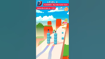 Sky Cube Surfer 🤪 #Game Level 4 #Gameplay #skycube #surfergame #racegame #rungame #shorts