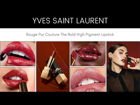 Sneak Peek! YSL BEAUTY Rouge Pur Couture The Bold High Pigment Lipstick