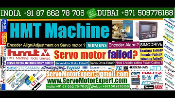 HMT India Repair Servo drive alarms, Drive errors, Servo Motor Testing, Servo troubleshooting
