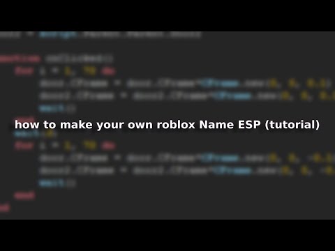 Roblox esp script