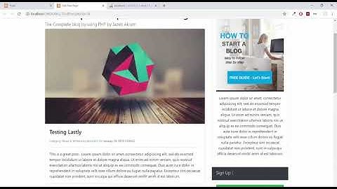CMS Testing Content Management System Using PHP