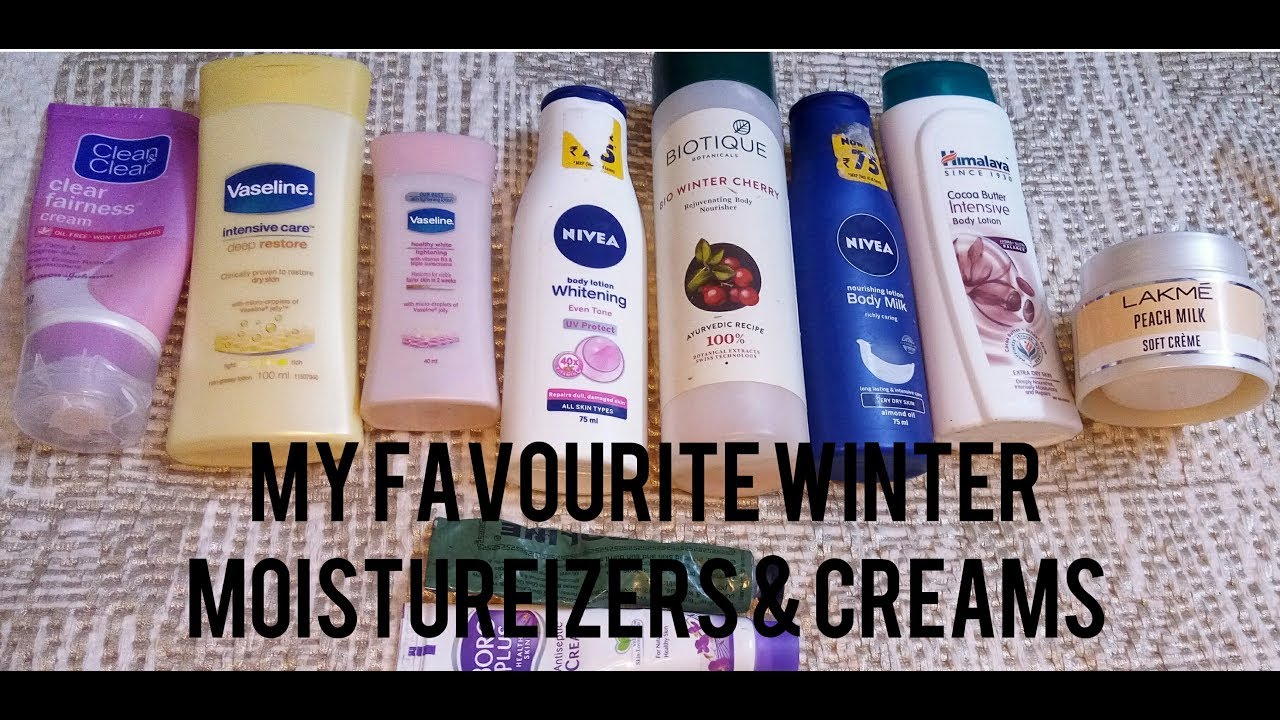 My Favourite Winter Moistureizers/Creams YouTube