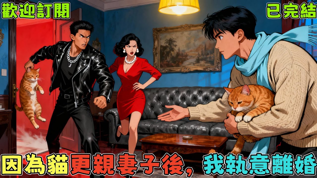 已完結爽文《因為貓更親妻子後，我執意離婚》#小說#完结爽文#一口氣聽完#有聲書