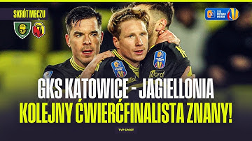 SKRÓT: GKS KATOWICE - JAGIELLONIA BIAŁYSTOK. STARCIE EKSTRAKLASOWICZÓW! PUCHAR POLSKI: 1/8 FINAŁU