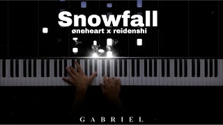 Snowfall - øneheart x reidenshi (PIANO COVER) Resimi