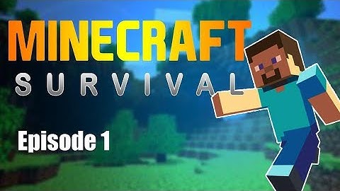 Minecraft PS4 in 2021!!! - Episode 1 -- Getting Started - No commentary