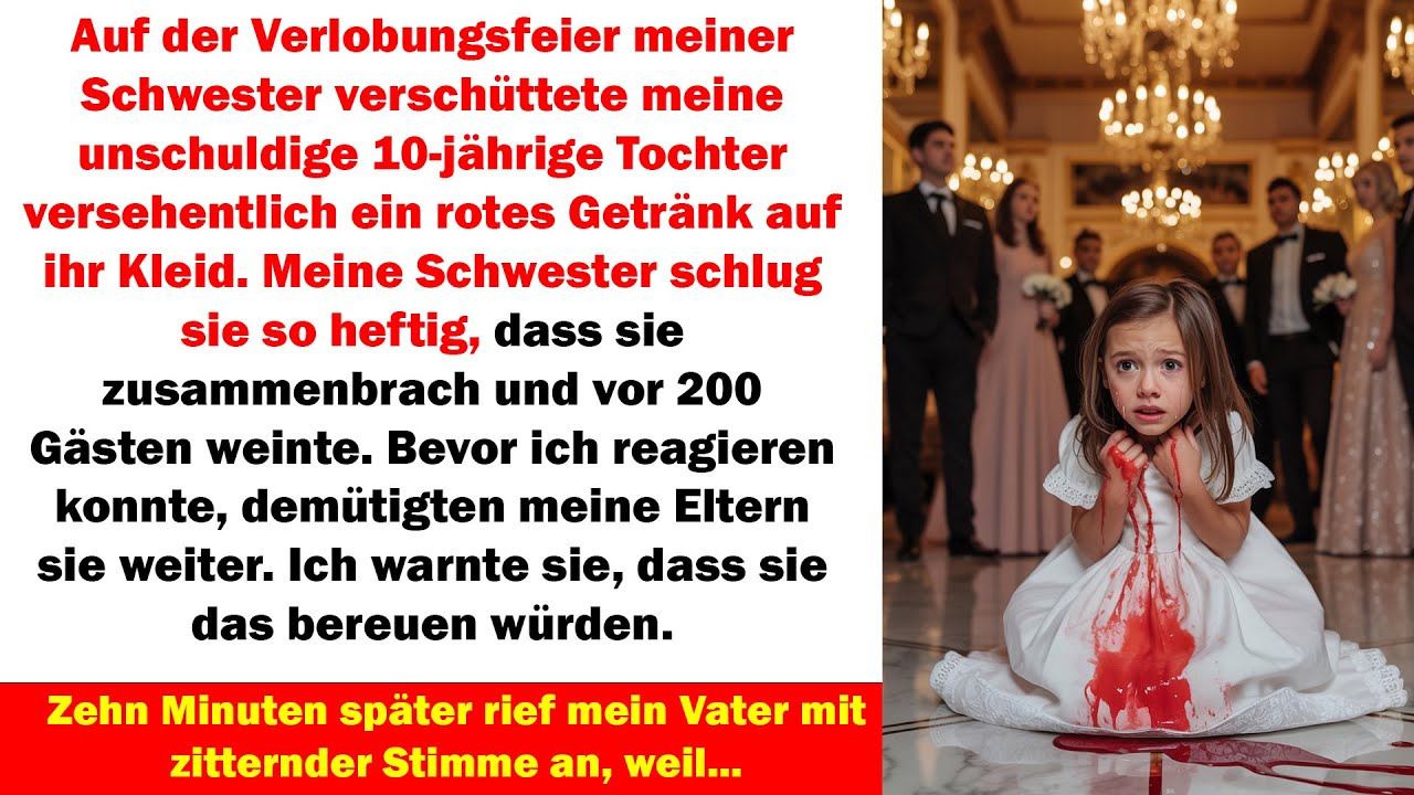 Meine Schwester schlug meine Tochter vor 200 Gästen – Minuten später flehte mein Vater um Vergebung.