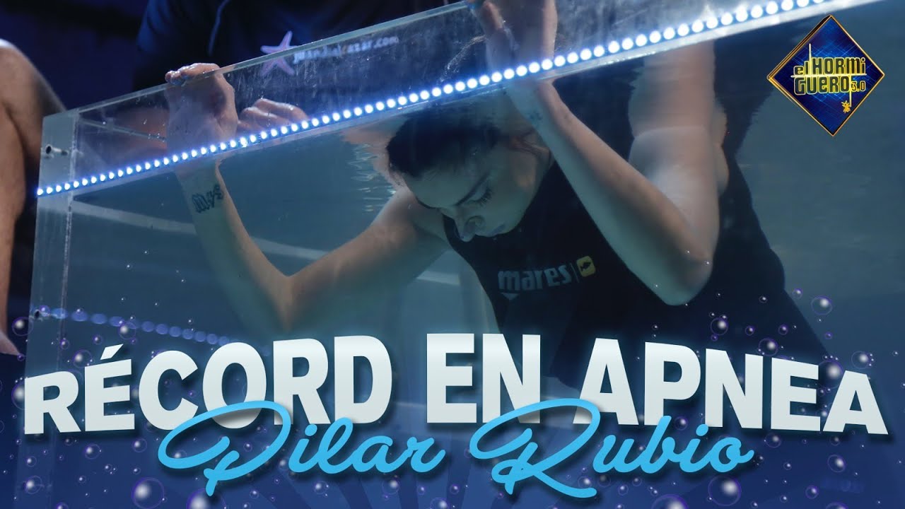 Pilar Rubio bate su récord de apnea - El Hormiguero