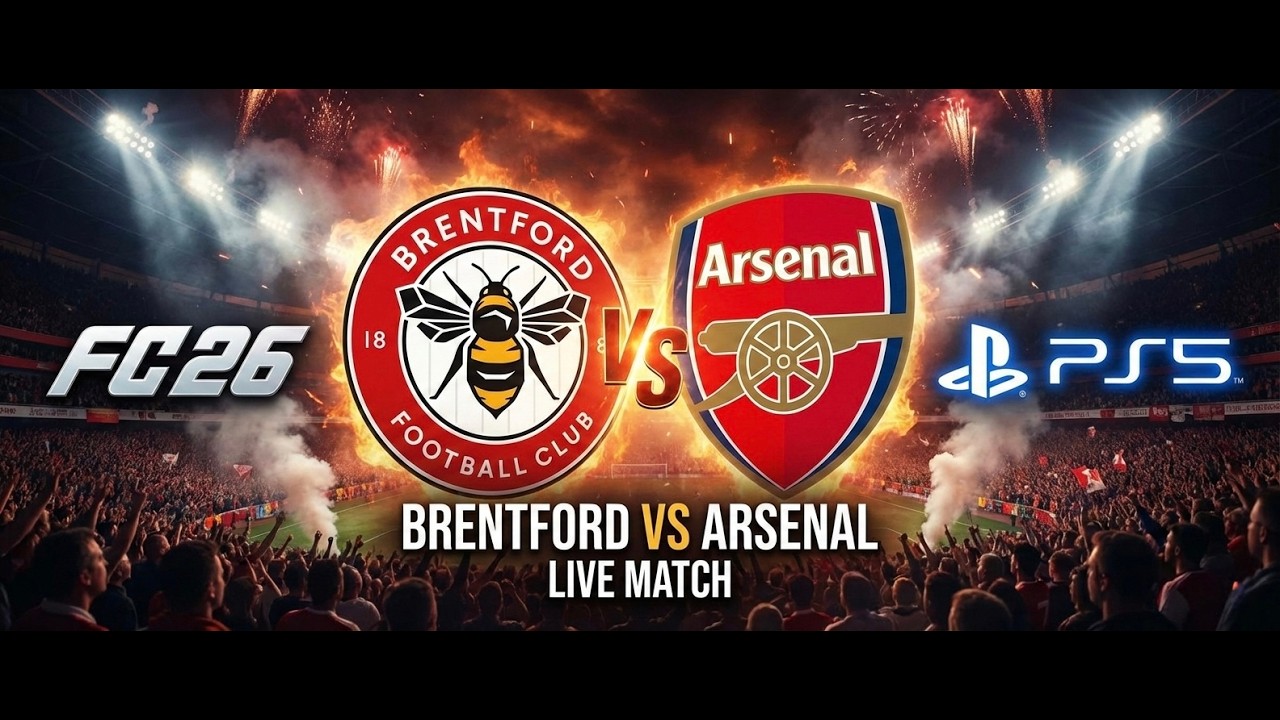 Brentford vs Arsenal 🔥 | Premier League Clash | FC 26 PS5