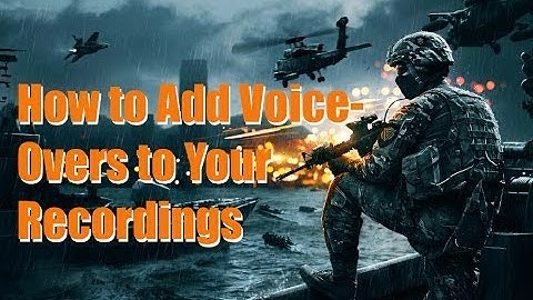 How to add Commentary to your ElGato Gameplay Recordings