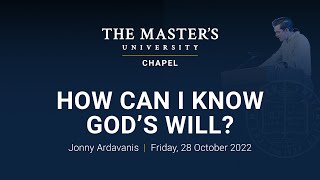 How Can I Know God's Will - Jonny Ardavanis