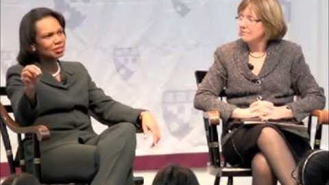 Harvard Lecture - Condoleezza Rice on Talented Tenth