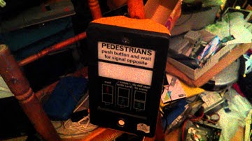 Demonstration of pelican crossing doorbell