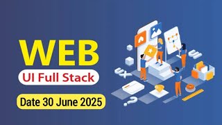 Date 30 June - UI Full Stack Web Development with React JS @ 7:30 PM (IST) by Mr. Sudhakar Sharma