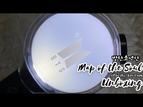 Unboxing: Bts Official Light Stick Map Of The Soul Special Edition How To Connect Via Bluetooth