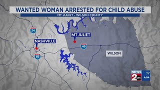 Nashville woman arrested in Mt. Juliet on child abuse, aggravated assault charges