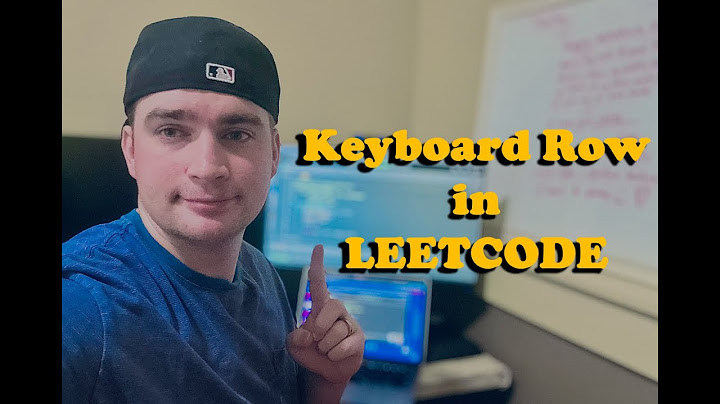 Cracking the LeetCode: Keyboard Row