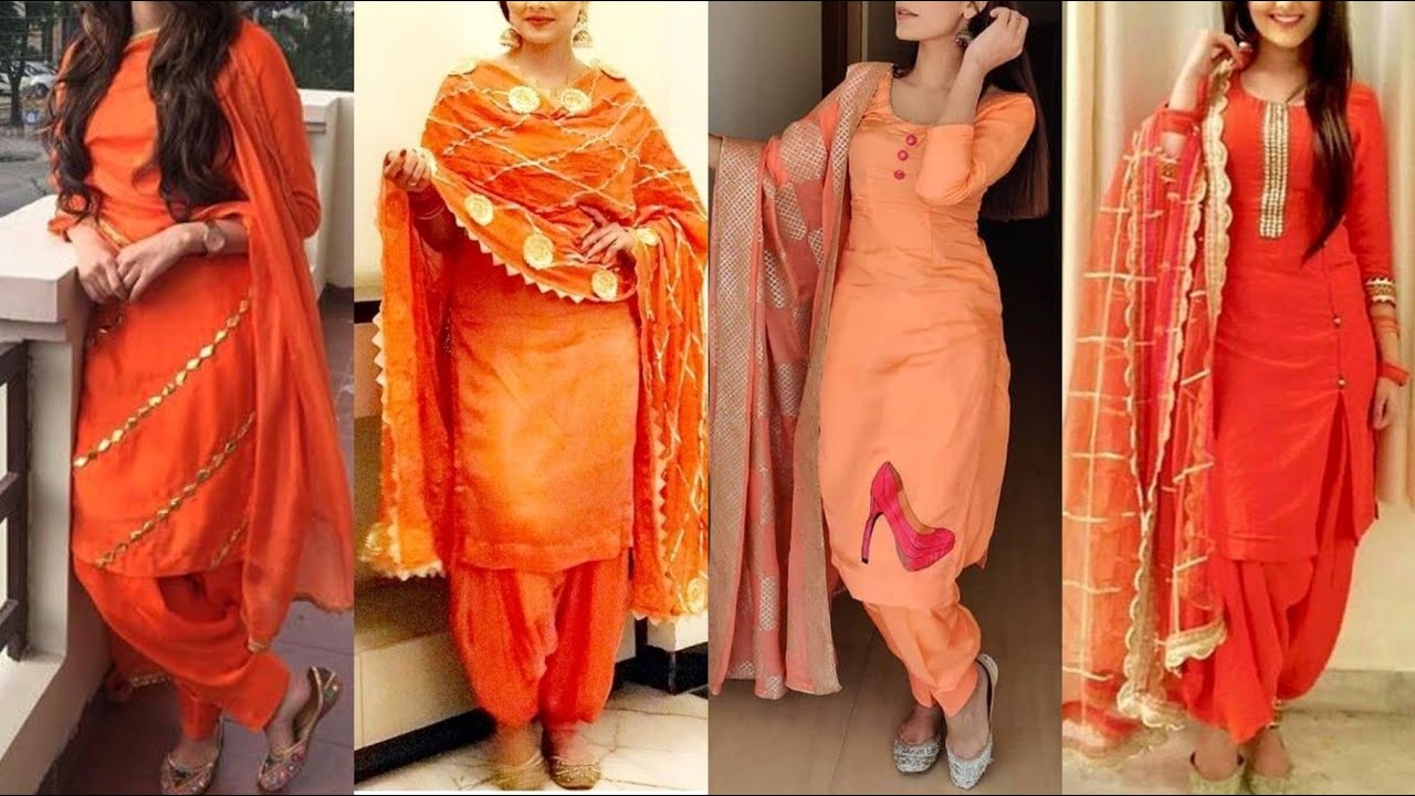 Pakistani Designer Salwar Kameez Black Orange Suit All sizes Free shipping  Dress | eBay
