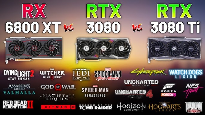 RTX 3080 Ti vs. RX 6800 XT vs. RTX 3080