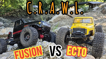 Redcat ascent fusion vs 2.2 element rc ecto in a game of crawl at Crawler County 
