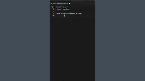 GENIUS 😎 One-Liner Code For Generating Random Numbers In Python 😳 #shorts #SourabhSaraswat