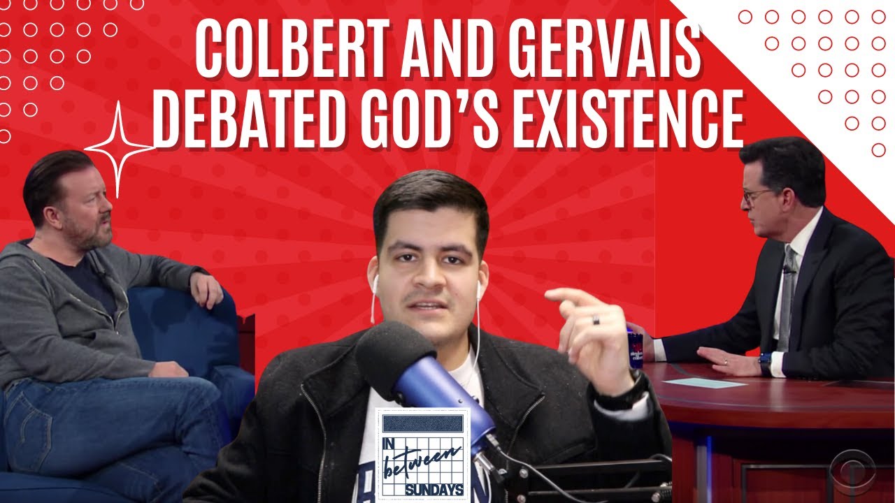 STEPHEN COLBERT AND RICKY GERVAIS DEBATED GOD'S EXISTENCE - YouTube