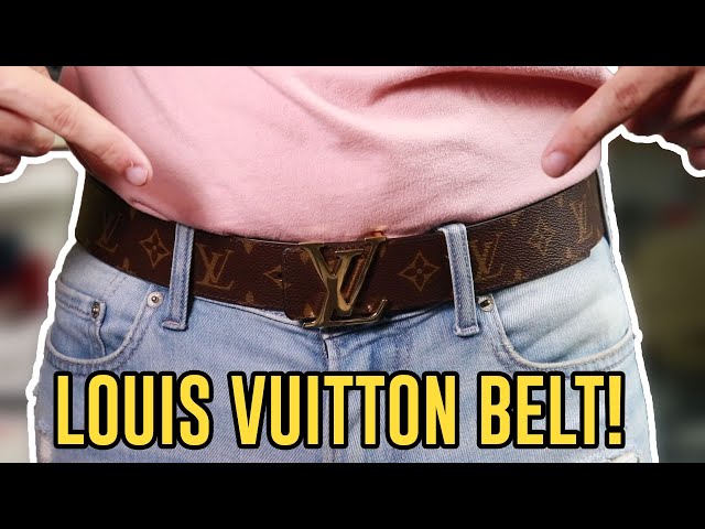 how to wear lv belt