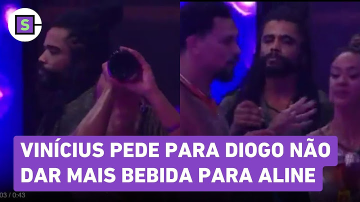 STOP! Vinícius from BBB 25 asks Diogo NOT to give Aline any more DRINKS at the party; watch the v...