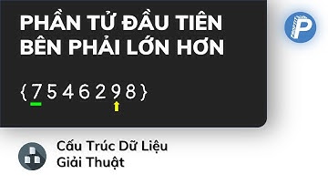 Phần tử đầu tiên bên phải lớn hơn | Cấu trúc dữ liệu và giải thuật ProPTIT