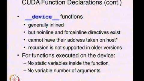 Mod-01 Lec-23 CUDA(Contd..)